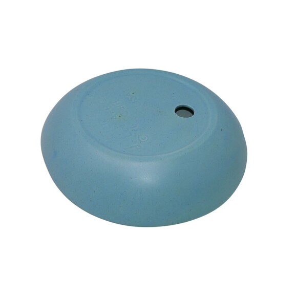 deLee Art 1956 Teal Blue Gold Mid-Century Modern Art Deco Ashtray - Picture 9 of 9